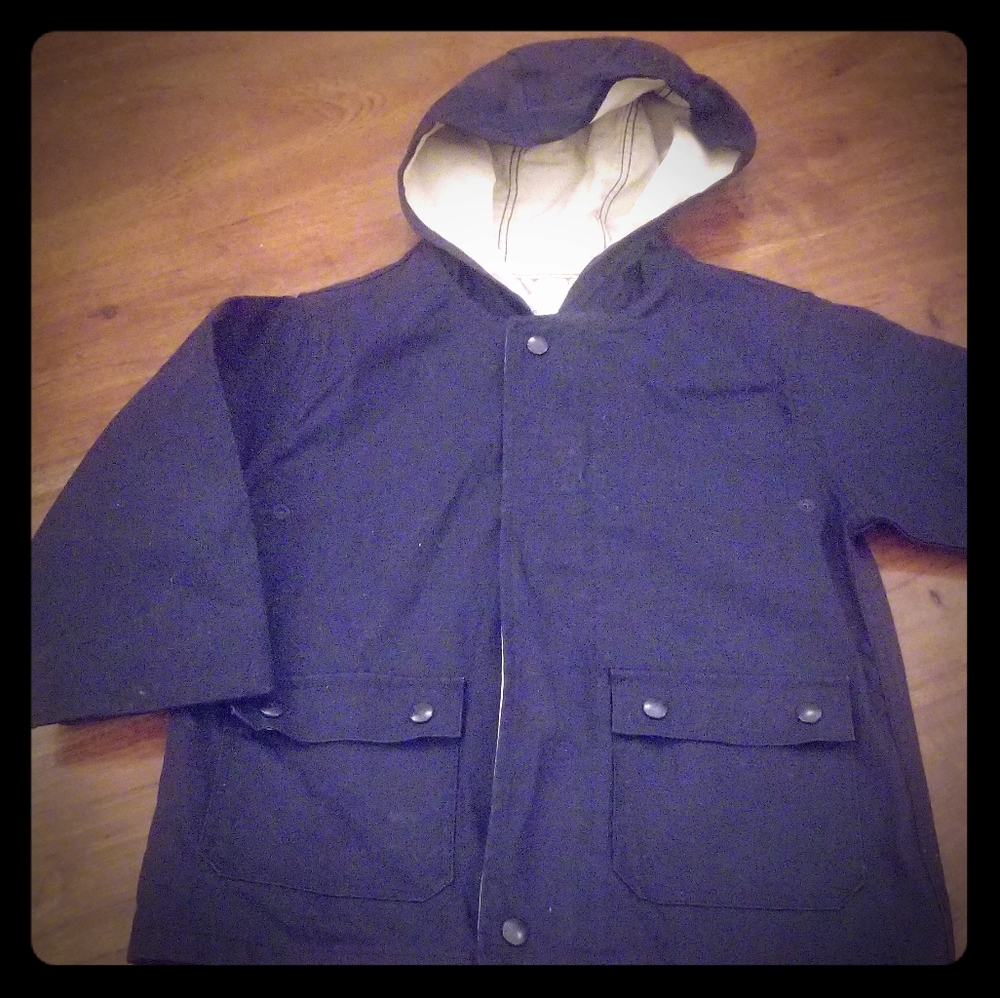 Janie and Jack boys dark blue jacket